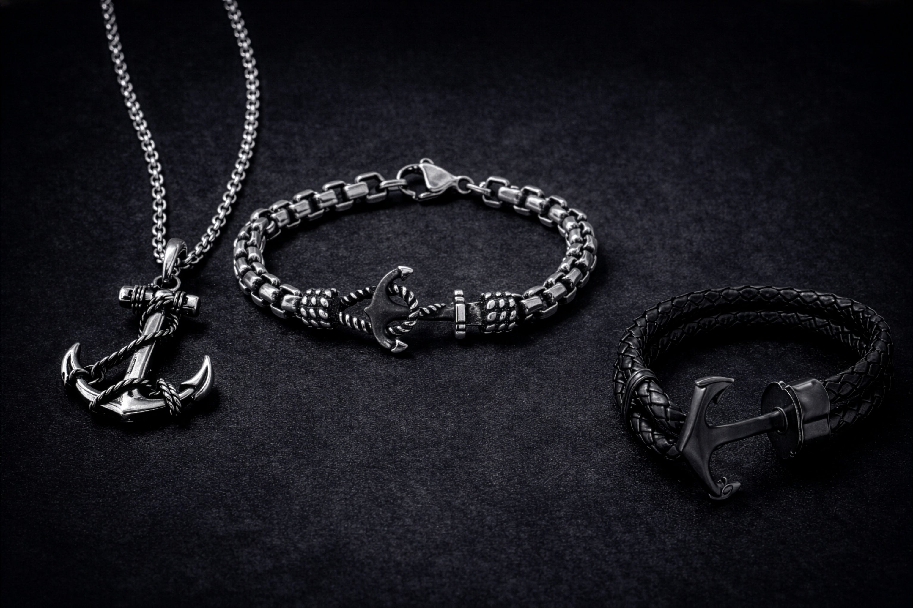 Anchor Round Box Chain Bracelet – Metro Jewelry
