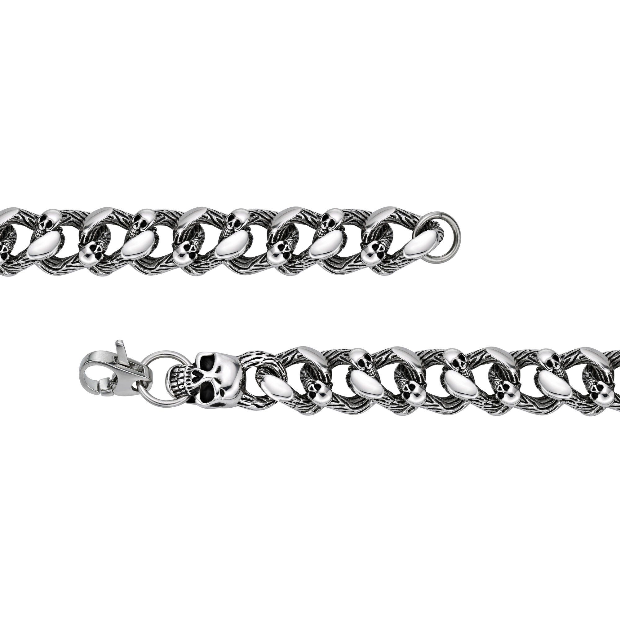 Chunky Skull Chain Bracelet