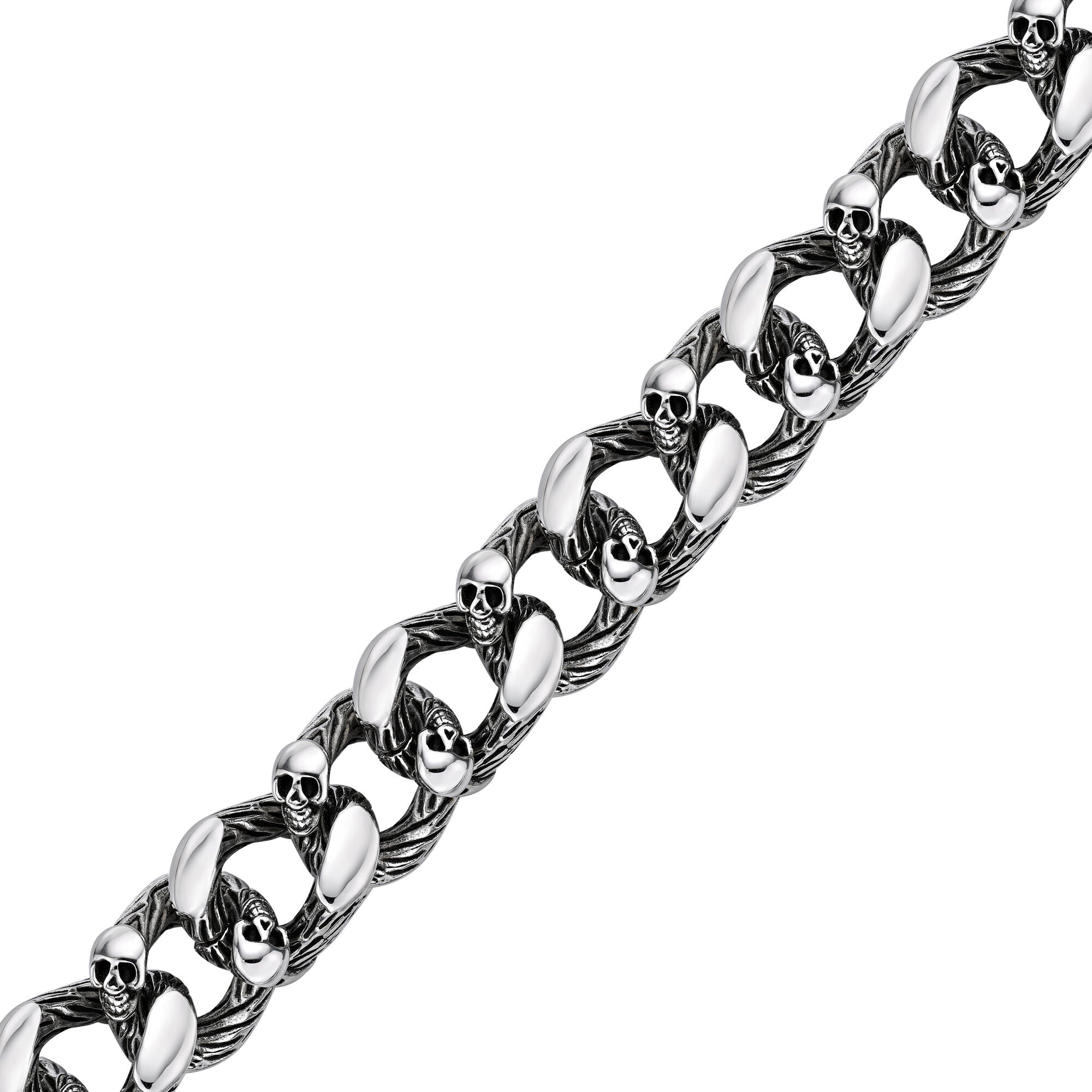 Chunky Skull Chain Bracelet
