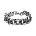 Chunky Skull Chain Bracelet