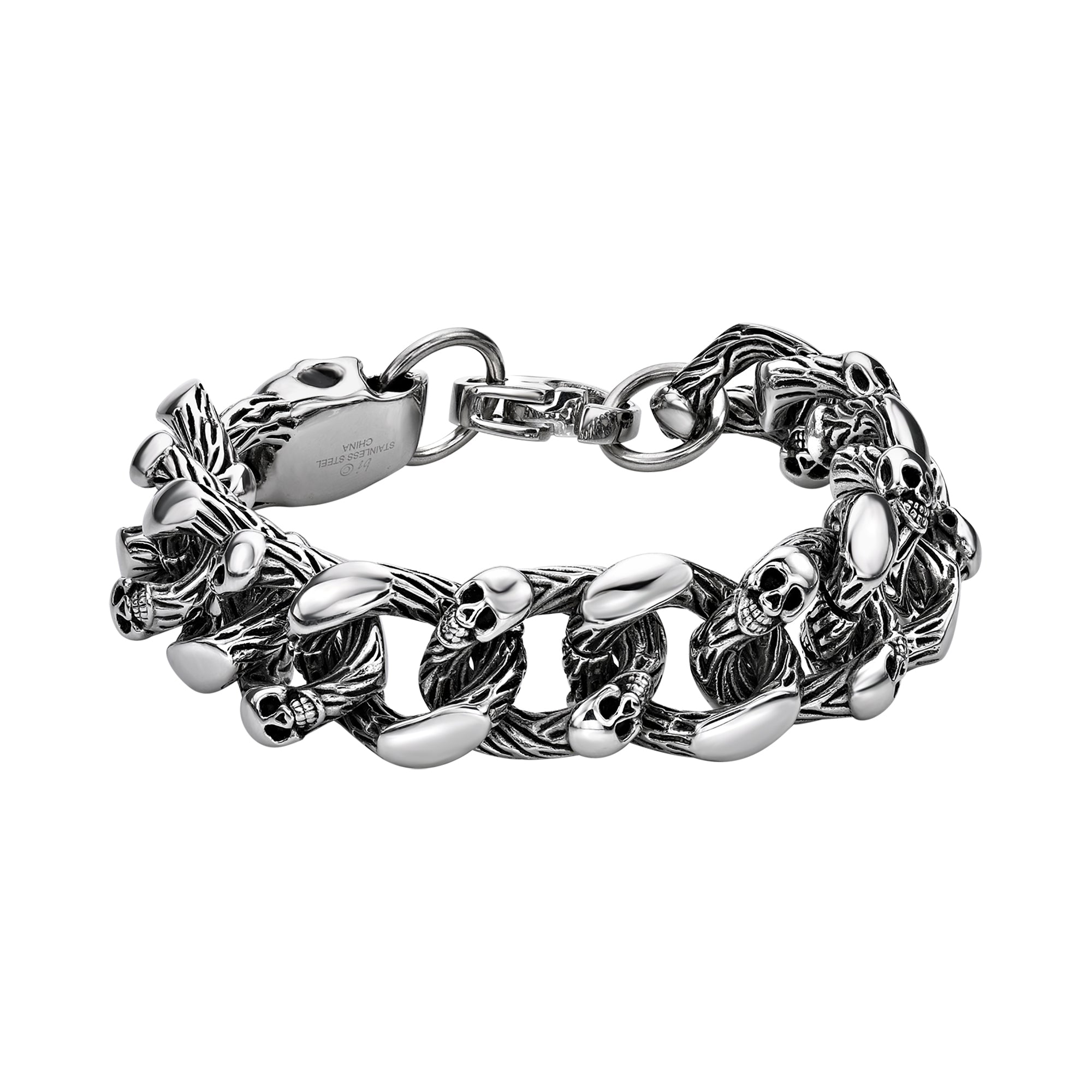 Chunky Skull Chain Bracelet