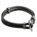 Anchor Leather Bracelet