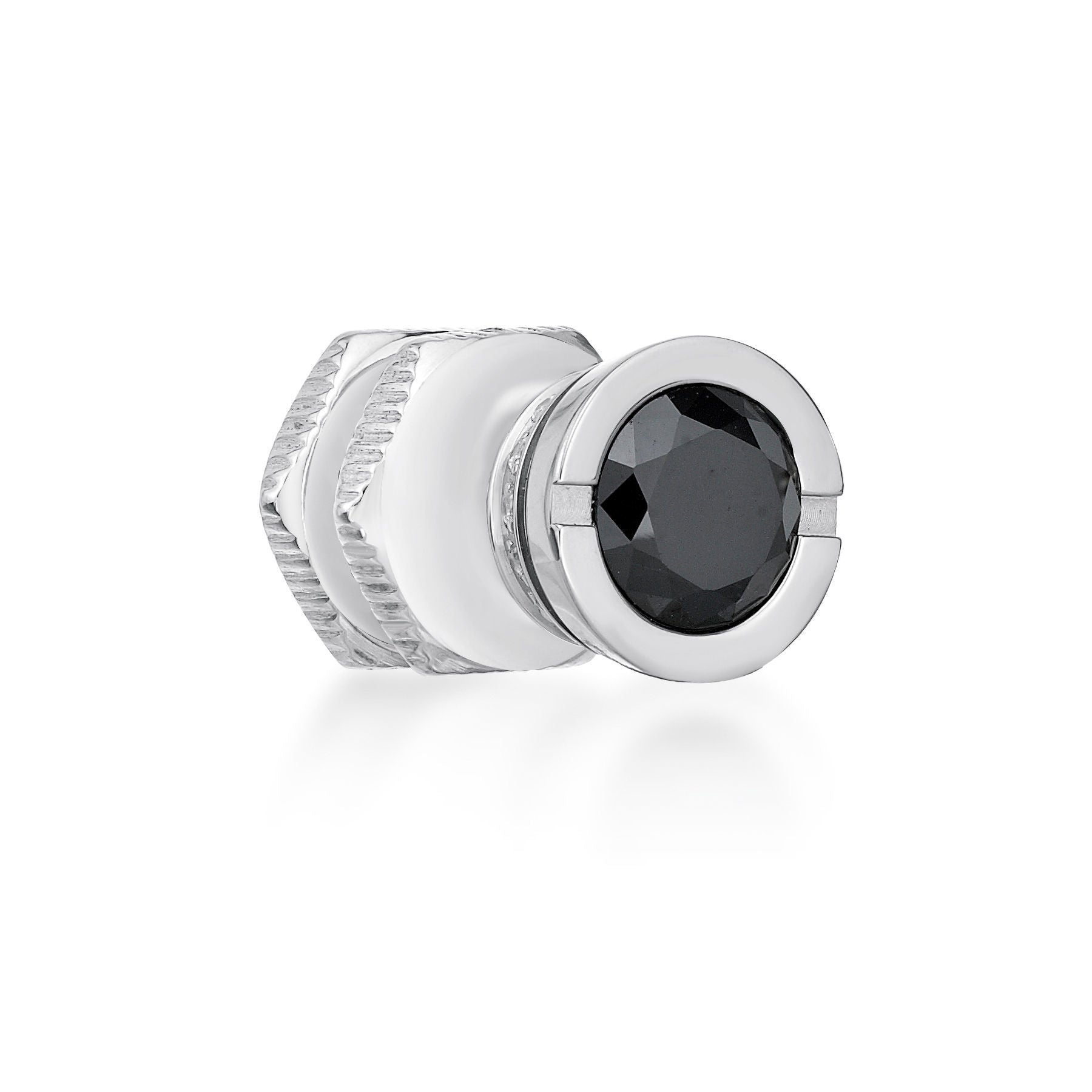 Round Cubic Zirconia Stud Earrings