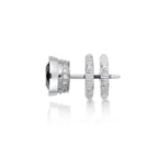 Round Cubic Zirconia Stud Earrings