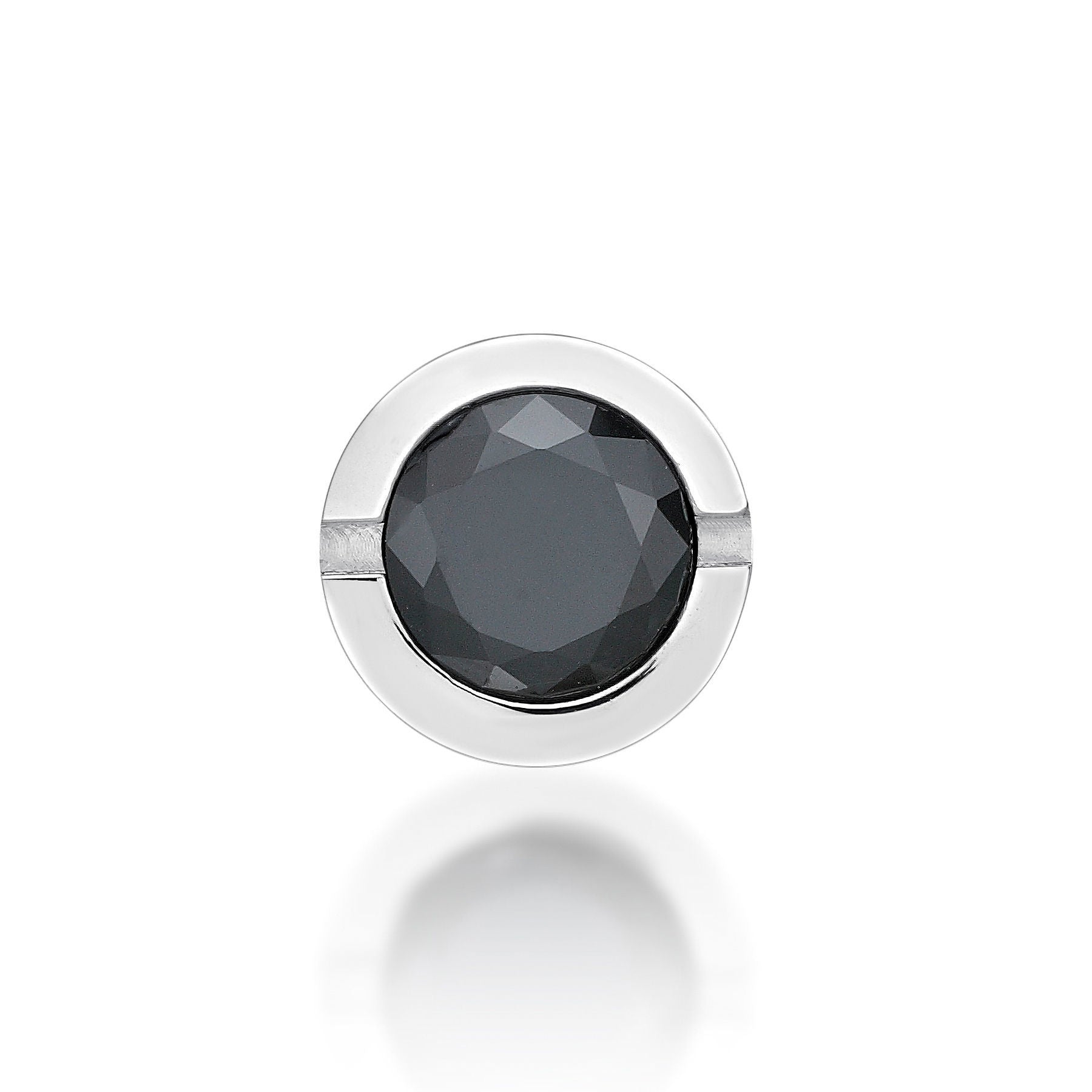 Round Cubic Zirconia Stud Earrings