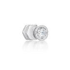 Round Cubic Zirconia Stud Earrings
