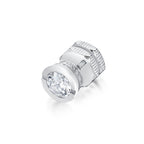 Round Cubic Zirconia Stud Earrings