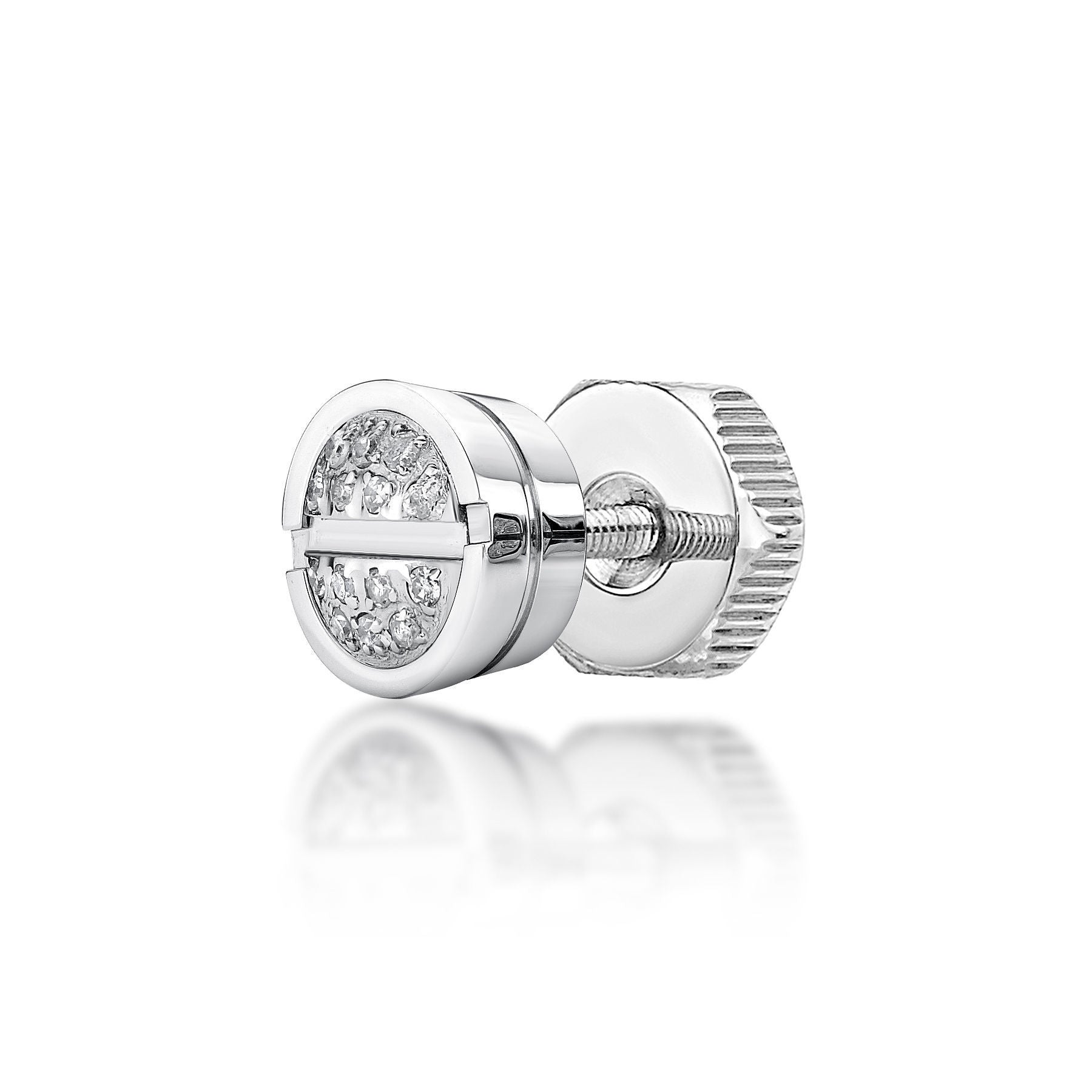 Round Diamond Stud Earrings