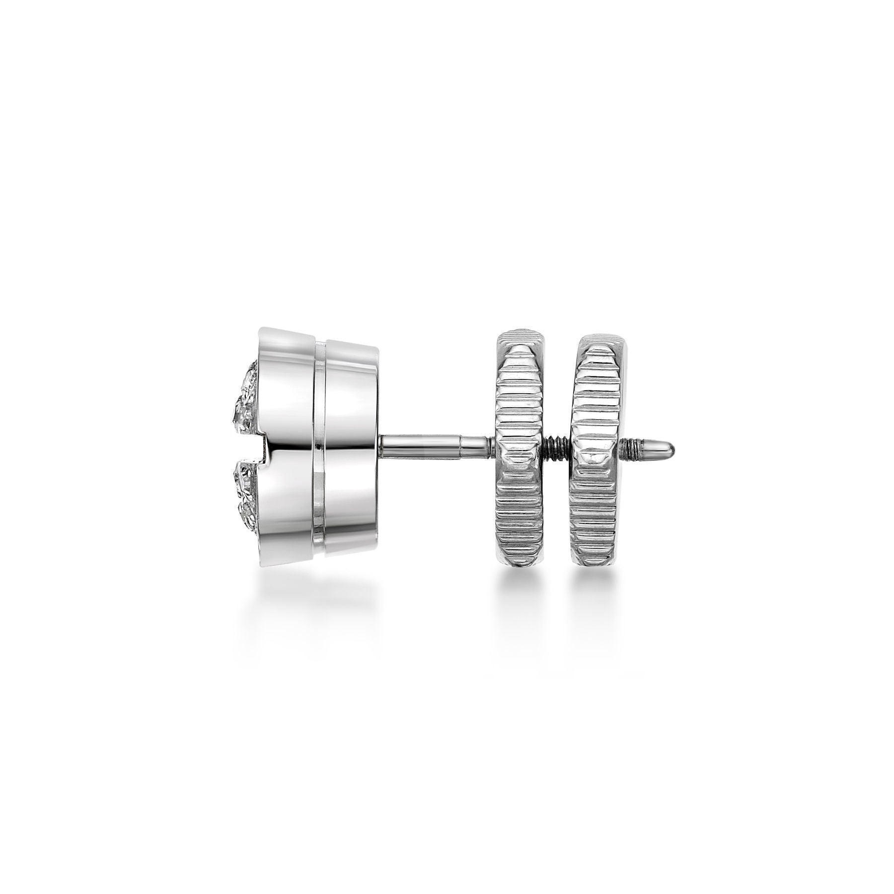 Round Diamond Stud Earrings