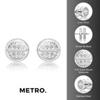 Round Diamond Stud Earrings