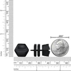 Hexagon Stud Earrings