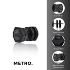 Hexagon Stud Earrings