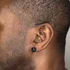 Hexagon Stud Earrings