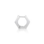 Hexagon Hoop Earrings