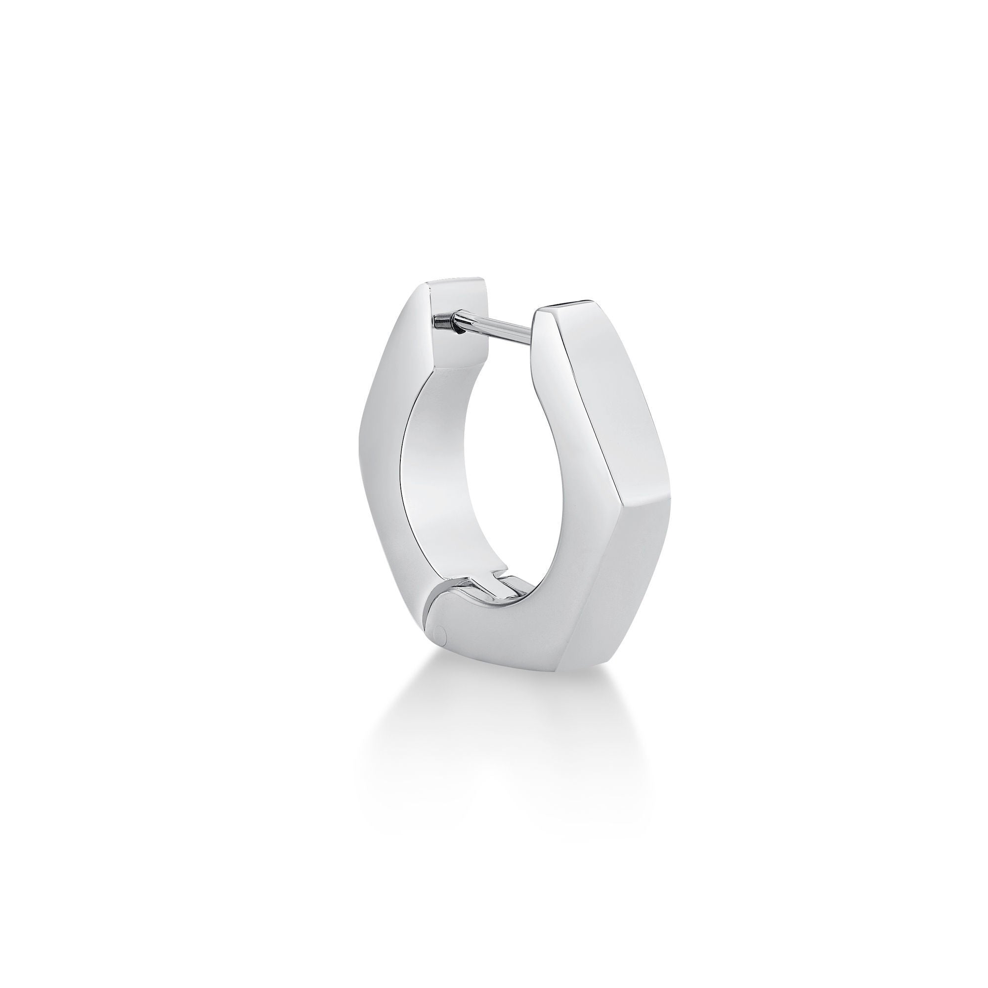 Hexagon Hoop Earrings