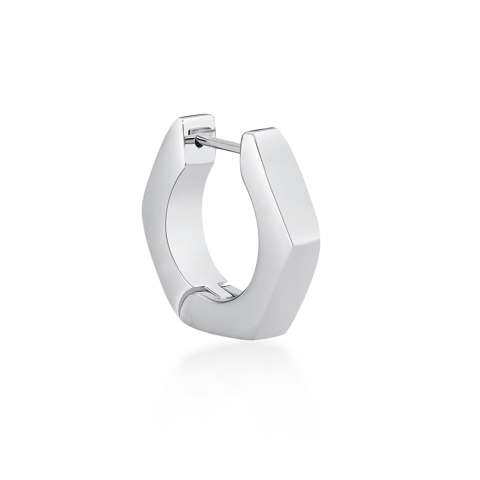 Hexagon Hoop Earrings