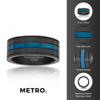 Blue Stripe Ring