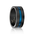 Blue Stripe Ring