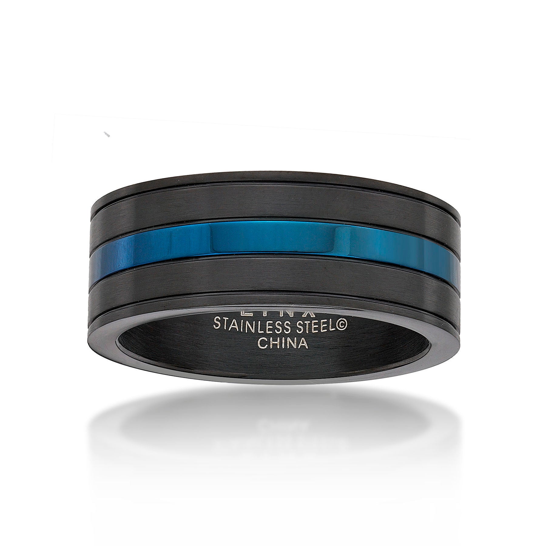 Blue Stripe Ring