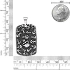 Skull Dog Tag Pendant