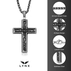 Antique Finish Cross Pendant