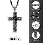 Antique Finish Cross Pendant