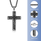 Antique Finish Cross Pendant