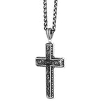 Antique Finish Cross Pendant