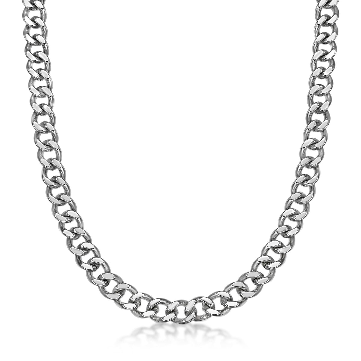 Thick Curb Gift Set in Stainless Steel, 30"