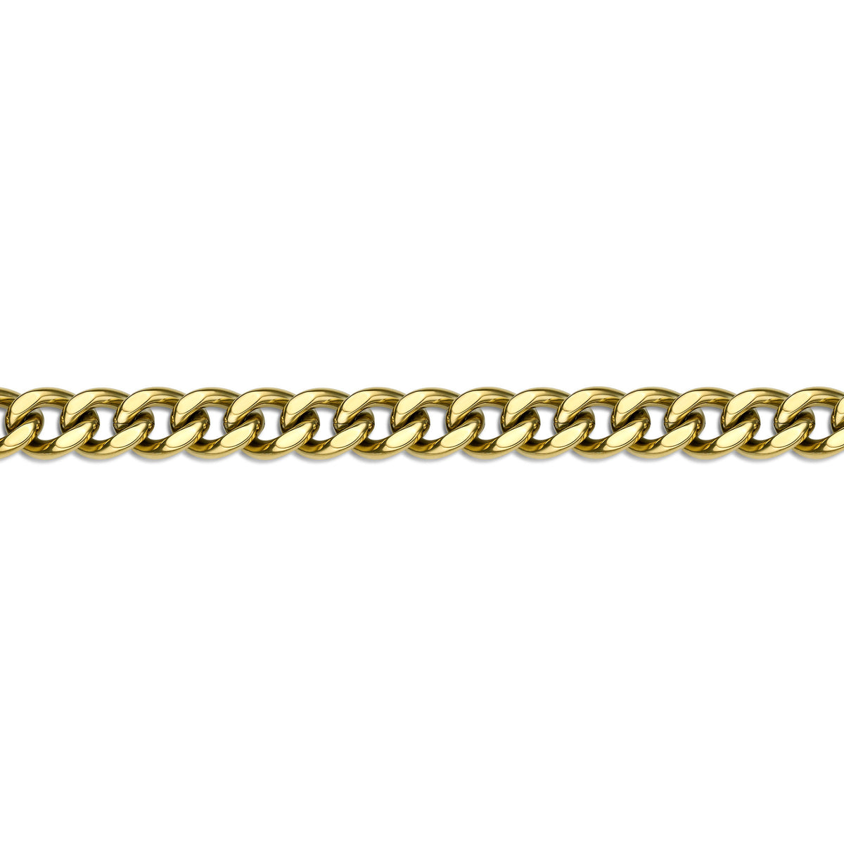 Thick Curb Chain Gift Set in Gold Ion Plated Stainless Steel, 20"