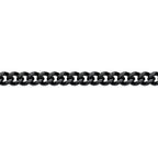 Thick Curb Chain Gift Set in Black Ion Plated Stainless Steel, 30"