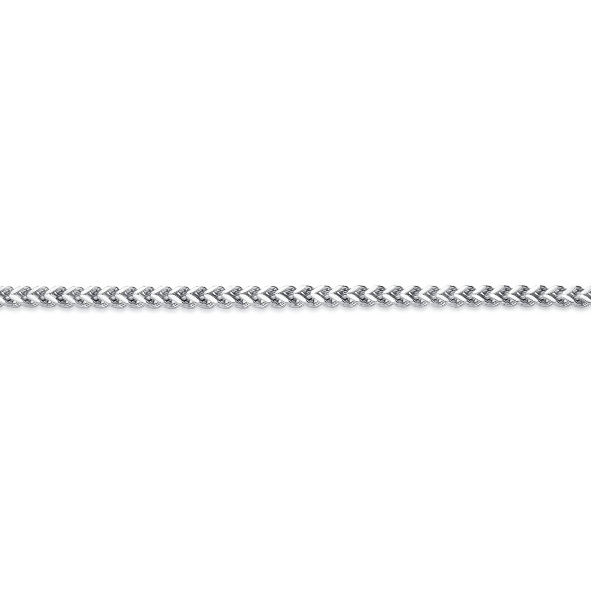 Thin Foxtail Chain Gift Set in Stainless Steel, 20"