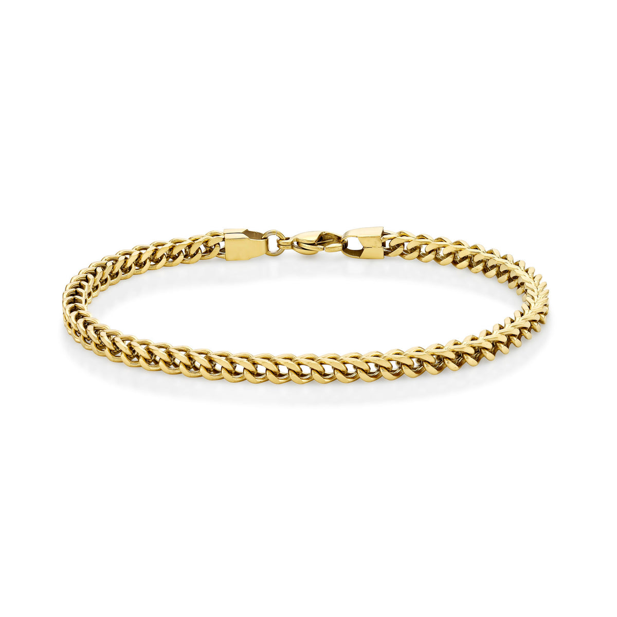 Thin Foxtail Chain Gift Set in Gold Ion Plated Stainless Steel, 24"