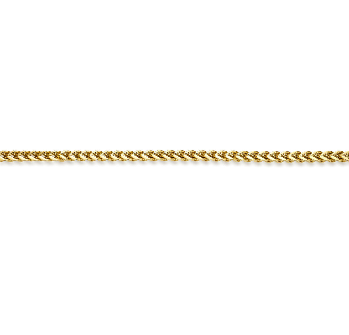 Thin Foxtail Chain Gift Set in Gold Ion Plated Stainless Steel, 24"
