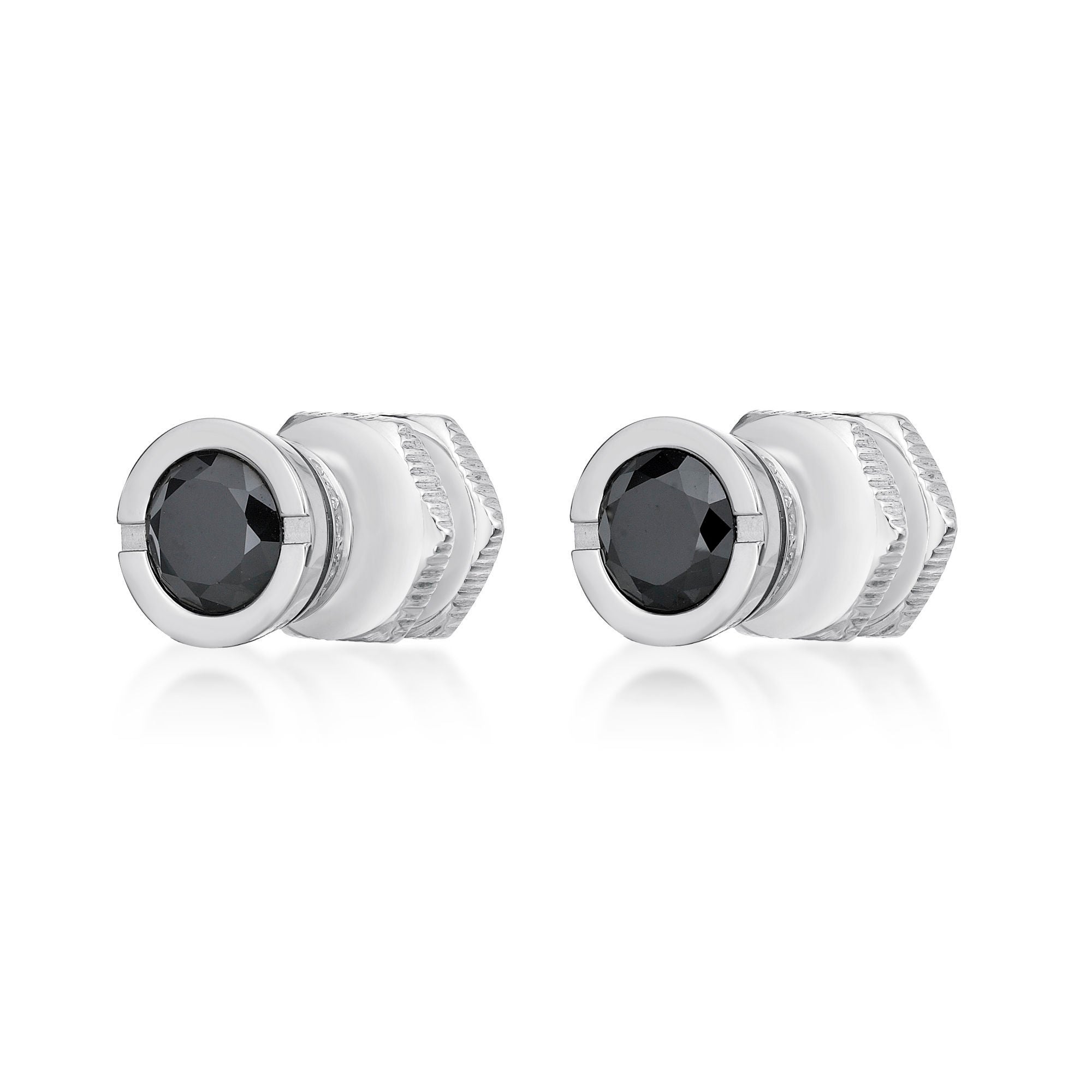 Round Cubic Zirconia Stud Earrings