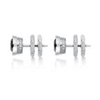 Round Cubic Zirconia Stud Earrings