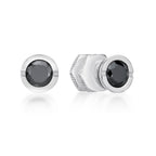 Round Cubic Zirconia Stud Earrings