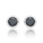 Round Cubic Zirconia Stud Earrings