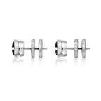Round Diamond Stud Earrings