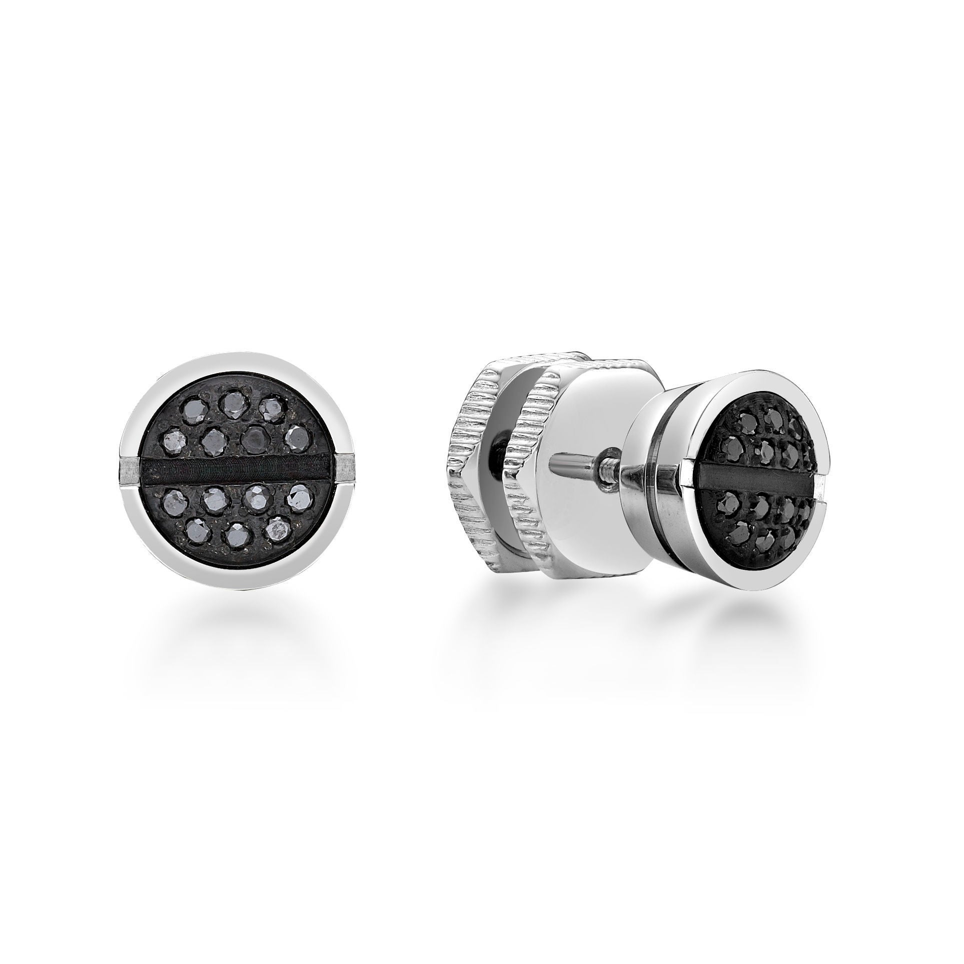 Round Diamond Stud Earrings