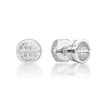 Round Diamond Stud Earrings