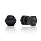 Hexagon Stud Earrings