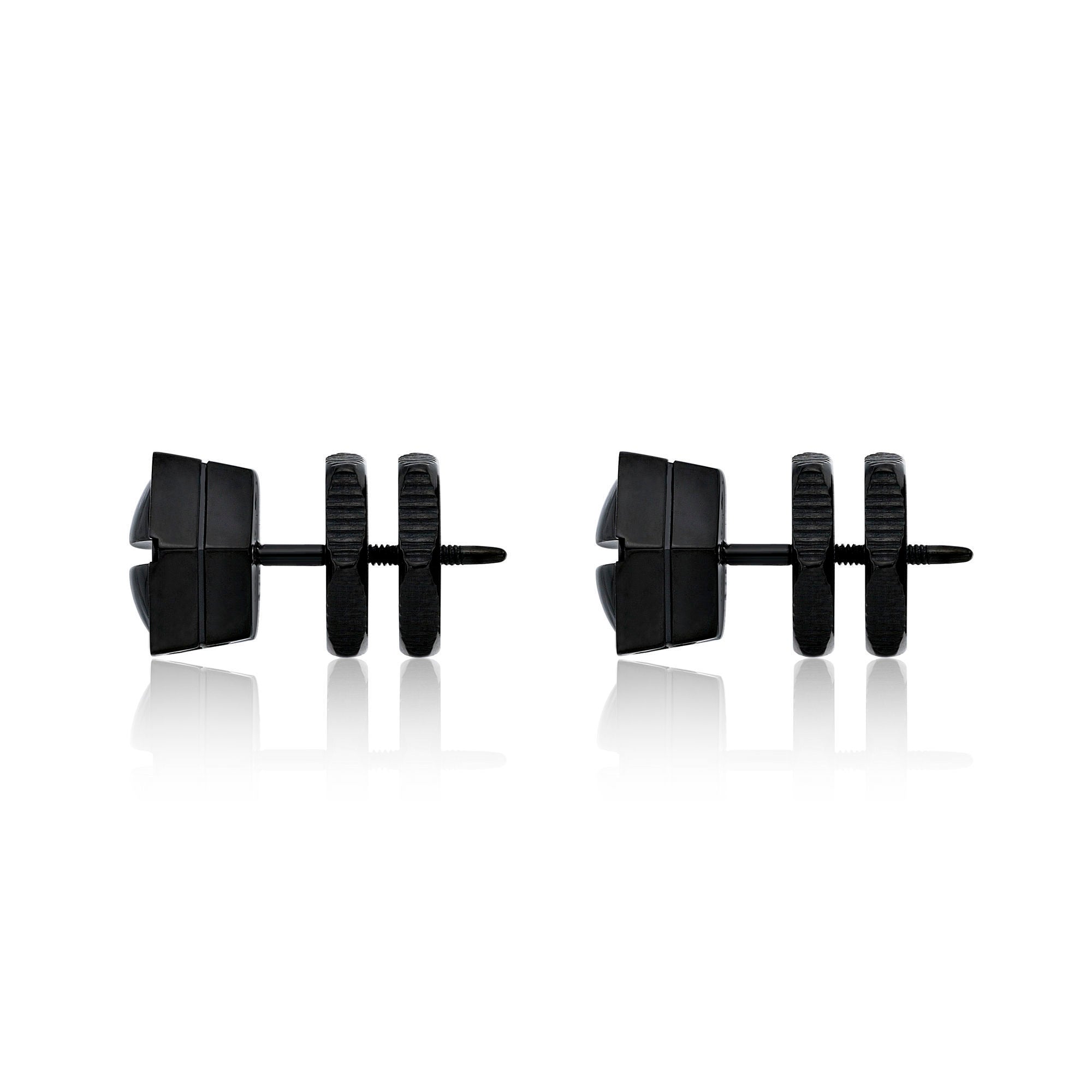 Hexagon Stud Earrings