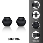 Hexagon Stud Earrings