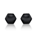 Hexagon Stud Earrings