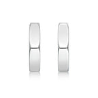 Hexagon Hoop Earrings
