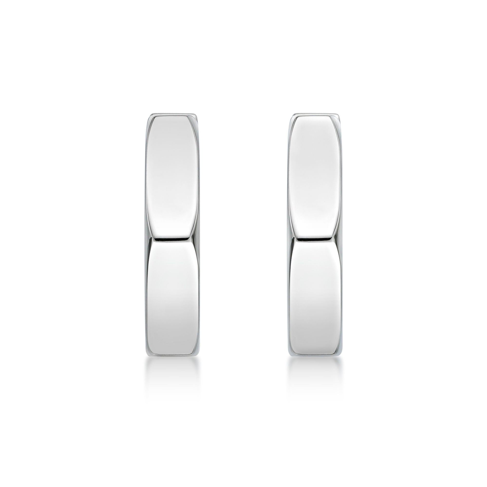 Hexagon Hoop Earrings