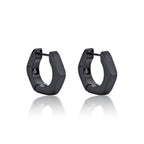 Hexagon Hoop Earrings