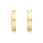 Hexagon Hoop Earrings