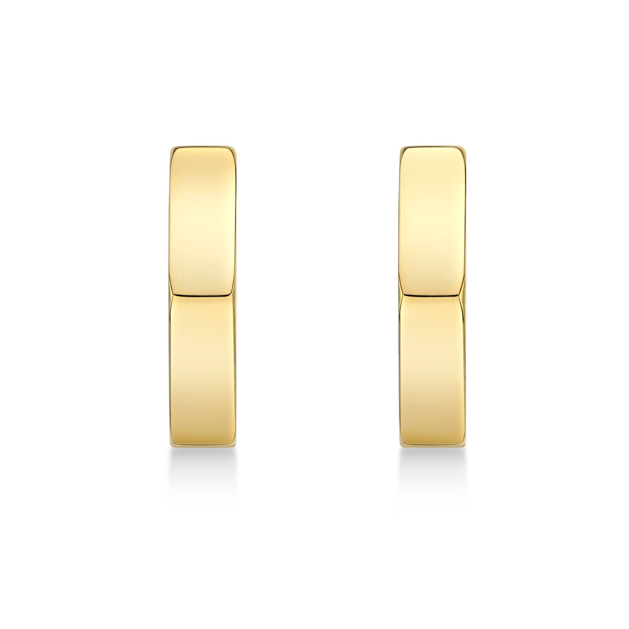Hexagon Hoop Earrings